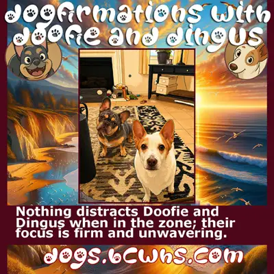 Dogfirmations with Doofie and Dingus