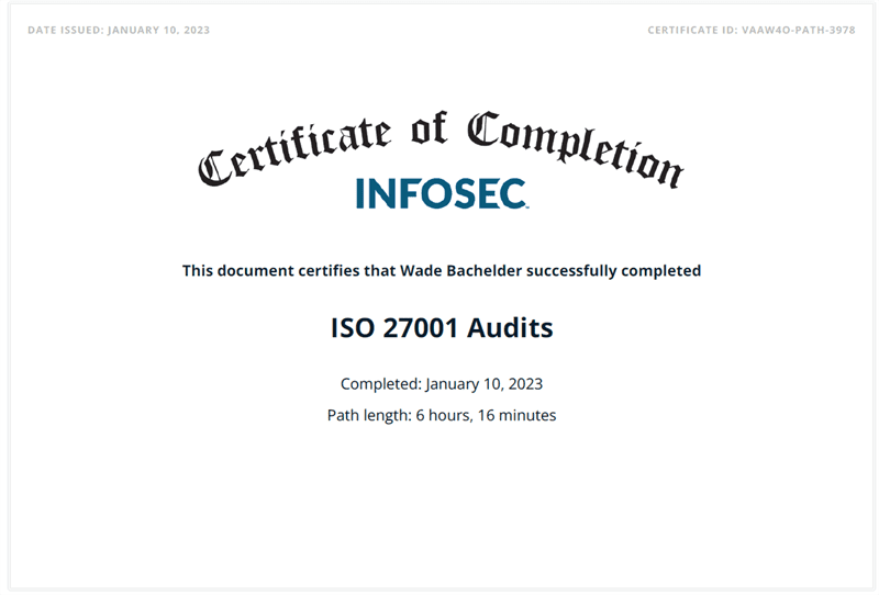 ISO 27001 Audits
