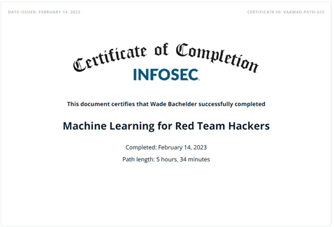 Machine Learning for Red Team Hackers