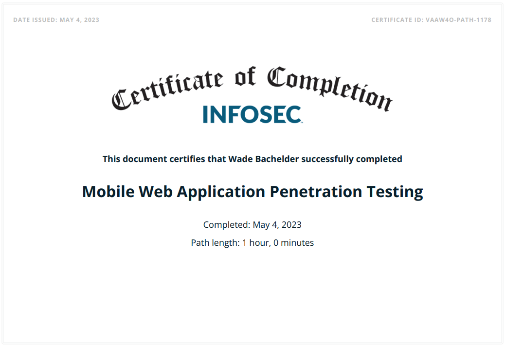Mobile Web Application Penetration Testing