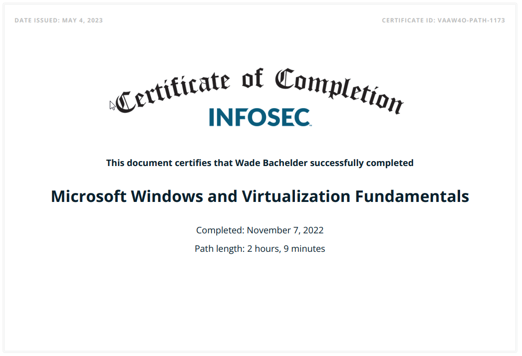 Microsoft Windows and Virtualization Fundamentals
