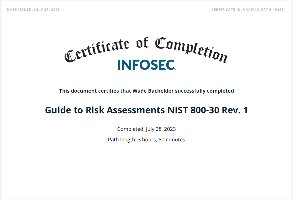 Guide to Risk Assessments NIST 800-30 Rev1